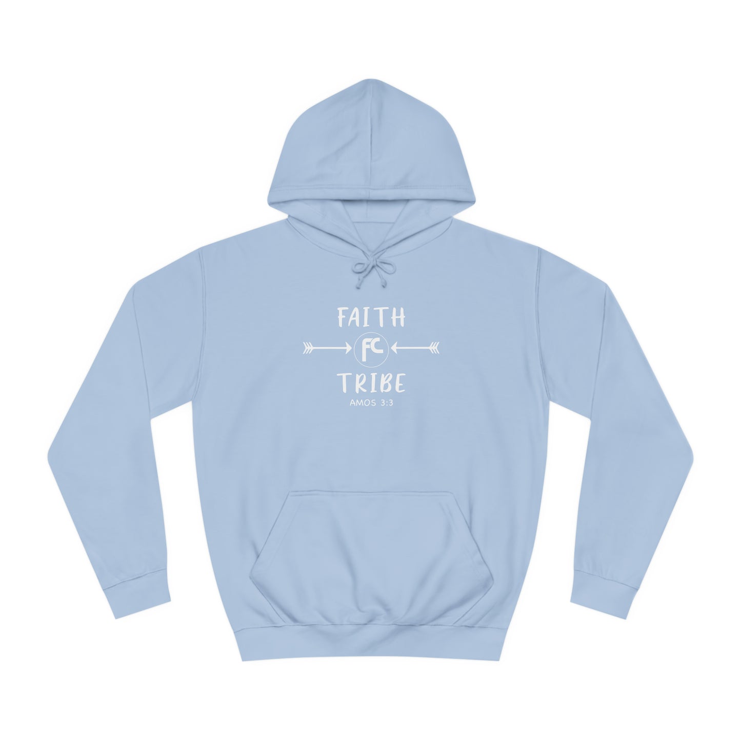 FAITH TRIBE in WHT Hoodie.