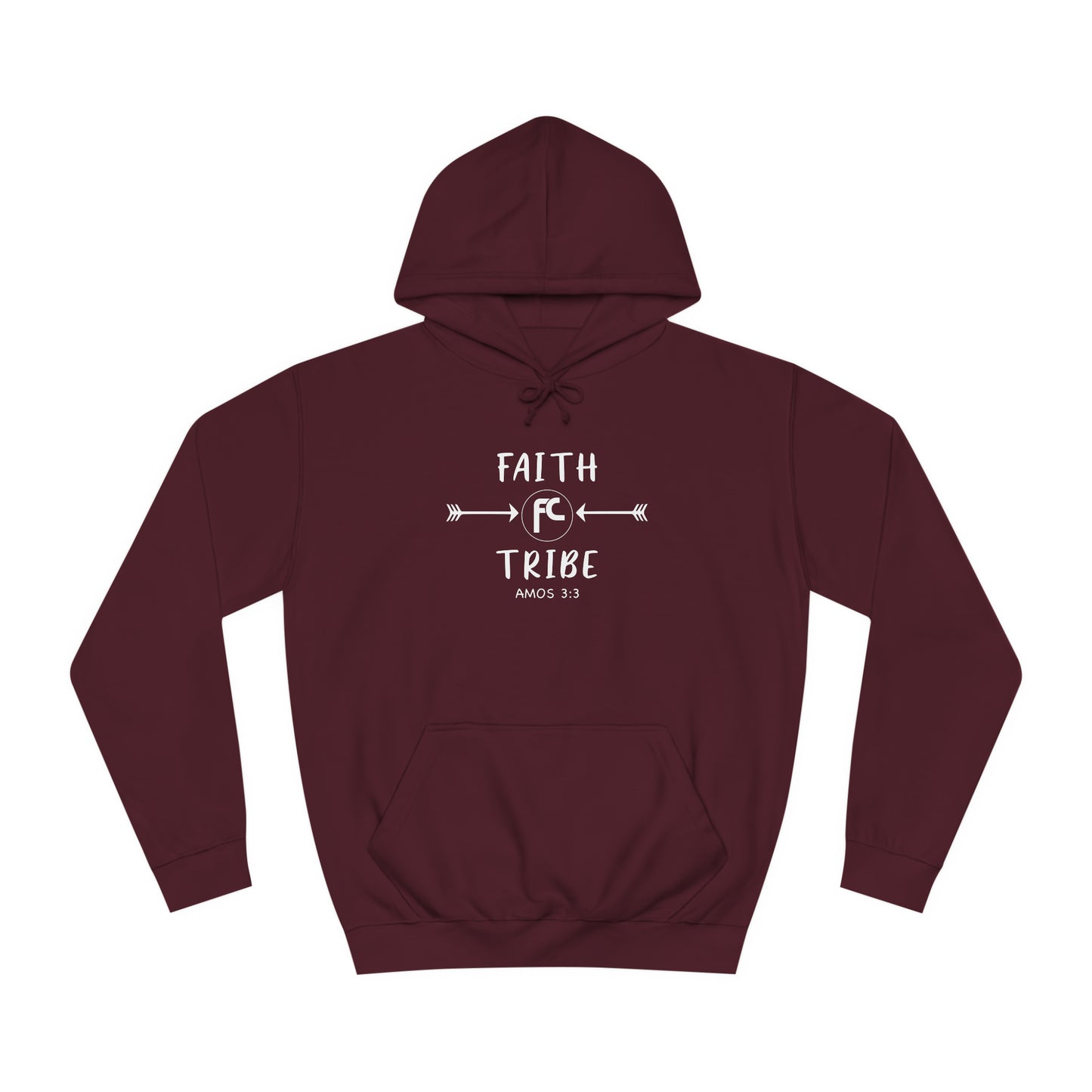 FAITH TRIBE in WHT Hoodie.